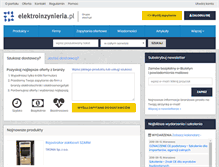 Tablet Screenshot of elektroinzynieria.pl